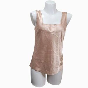 Cabernet Satin L Tank Top Cami Camisole